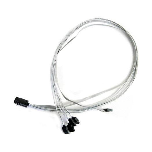 Adaptec HD-SAS câble: SFF-8643-4xSATA, 0.8m, intern,mit Sideband