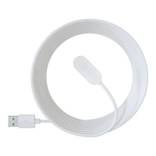 Arlo Câble d'alimentation VMA5000C-100EUS Intérieur magnétique 2,44m blanc