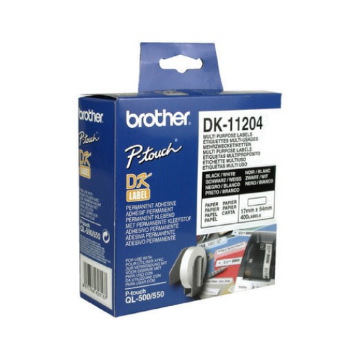 Brother Rouleau à étiquettes DK-11204 Thermo Direct 17 x 54 mm