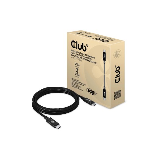 Club 3D Câble USB CAC-1575 USB C - USB C 2 m