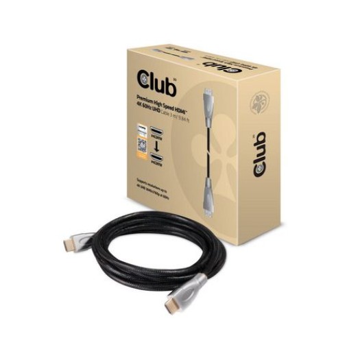 Club 3D Câble HDMI 2.0 - HDMI Supérieur, 3 m