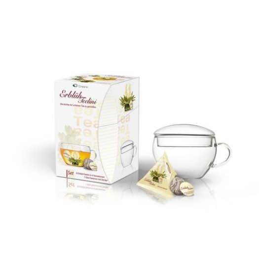 Creano Set de thé Elini épanouie 200 ml, 1 Pièce/s, Transparent