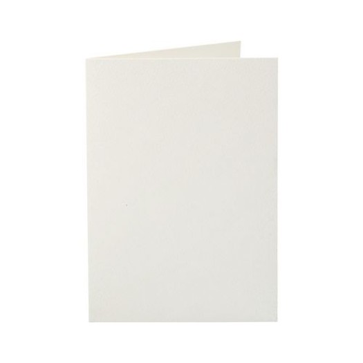 Creativ Company Carte vierge 10.5 x 15 cm sans enveloppe, crème