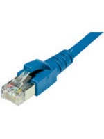 Dätwyler patch cable: S/FTP, 1.5m, blue, Cat.6A, AWG26, 10Gbps, 500MHz