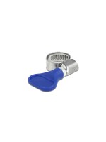 Delock Kit de colliers de serrage acier inoxydable 400 SS 10-16 mm, bleu 5 pièces