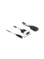 Delock Easy45 HDMI 4K60Hz Modul with DC, Einspeisung 2.1x5.5mm & cablepe, 22.5x45mm