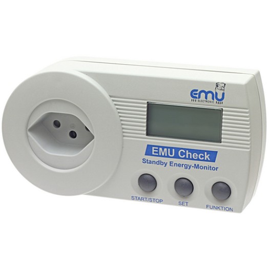 EMU Leistungsmessgerät Check, blanc, misst Spannung, Strom, Leistung