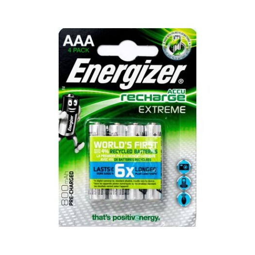 Energizer Accumulateur Extreme Micro AAA 800 mAh