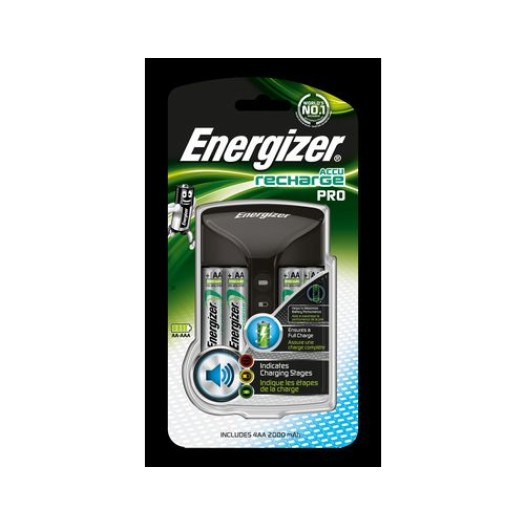 Energizer Chargeur Pro 4x AA 2000 mAh incluses