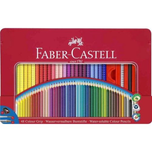 Faber-Castell Crayons de couleur COLOUR GRIP 48 pièces