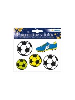 Herma Reflektor-Sticker Fussball, 1 Blatt, 5 Sticker