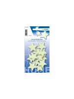 Herma Leuchtsticker Sterne Mini, 1 Blatt, 12 Sticker