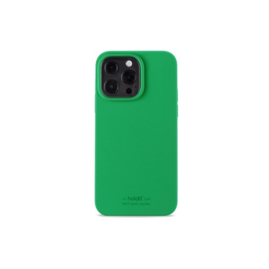 Holdit Coque arrière Silicone iPhone 13 Pro Vert