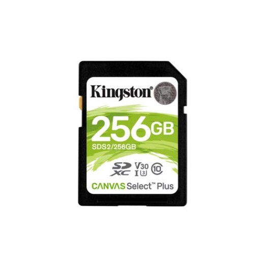 Kingston Carte SDXC Canvas Select Plus UHS-I 256 GO
