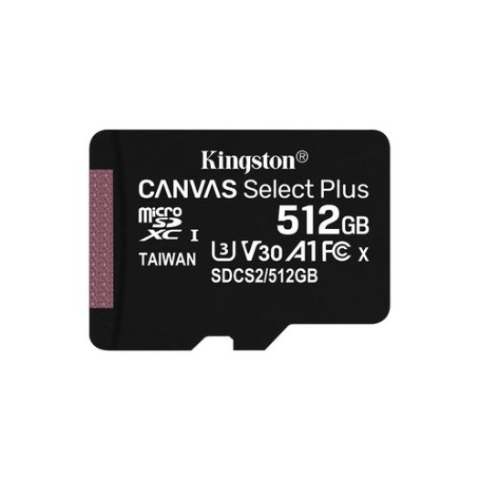 Kingston Carte microSDXC Canvas Select Plus 512 GB