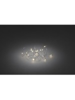 Konstsmide Guirlande lumineuse à LED Angel Hair 1.9 m 20 LED, argent