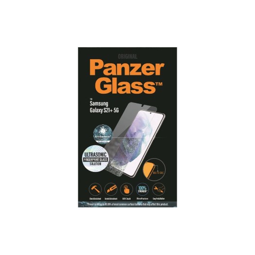 Panzerglass Protection d’écran Empreinte digitale du Galaxy S21+ dans l'étui