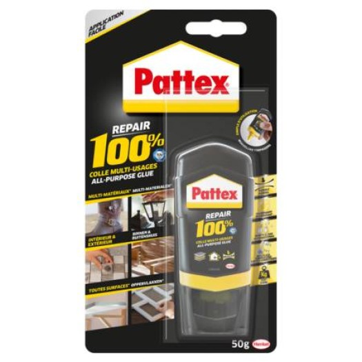 Pattex Colle universelle 100% Multi Power Adhesive 50 g, Transparent