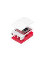 Raspberry Pi 5B Gehäuse SC1159, zu Raspberry Pi 5B, Farbe: Rot/Weiss