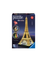 Eiffelturm bei Nacht, 3D Puzzle-Bauwerke