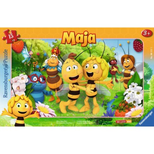 Le monde de l'abeille maya, puzzle pour enfants dès 3 ans