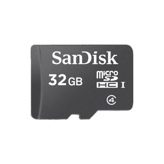 microSDHC Card 32GB, SanDisk Class 2, ohne SD-Adapter