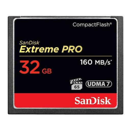 CF Card 32GB SanDisk, Extreme Pro 1067x, 160MB/sec, UDMA
