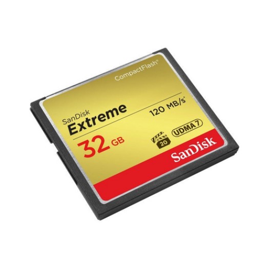 CF Card 32GB SanDisk, Extreme 800x, 120MB/sec, UDMA