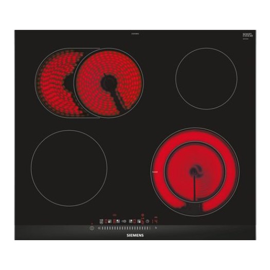 Siemens Plaque de cuisson en vitrocéramique ET675FNP1C Design à facettes