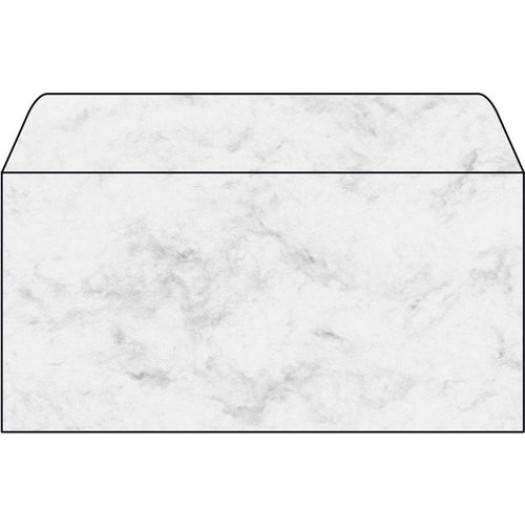 Sigel Enveloppe DP073 Gris marbre, 50 pièces