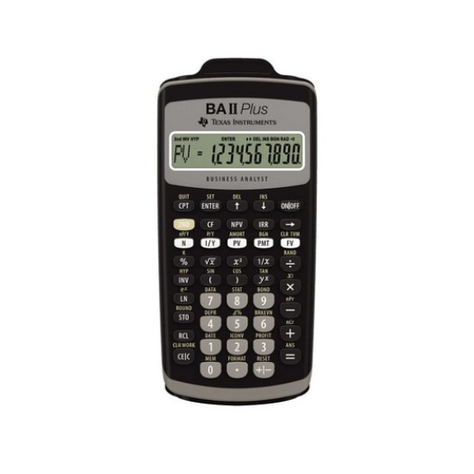 Texas-Instruments calculatrice financière TI-BAII+, de/fr/it, pour l'utilisateur professionel