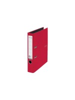VON Ordner A4, Vollpapier, 50 mm, 100 % Recyclingkarton, red