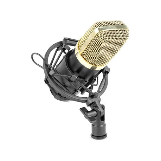 Vonyx Microphone à condensateur CM400B Or
