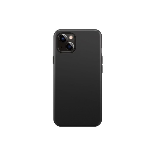 Xqisit Coque arrière Silicone Case AB iPhone 14 Plus MagSafe Noir