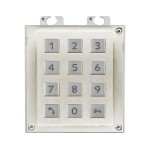 2N IP Verso Tastaturmodul, Tastatur-Modul numerisch, Silber