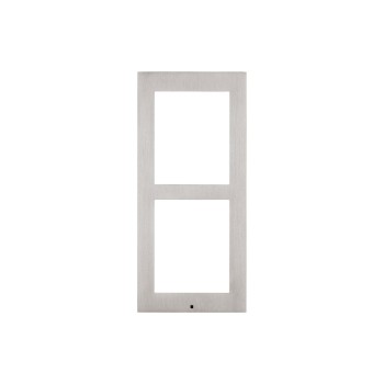 2N IP Verso Montagerahmen 2 Module, Metallrahmen für AP Montage, Silber 2N IP Verso Montagerahmen 2 Module, Metallrahmen für AP Montage, Silber