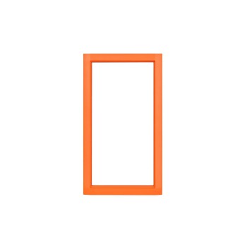 2N Safety Rahmen, Orange, für die UP Montage auf Gipsplatten 2N Safety Rahmen, Orange, für die UP Montage auf Gipsplatten