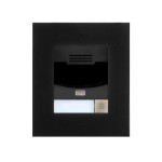 2N Station de porte IP IP Solo avec caméra HD, installation dans le mur, noire