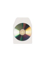 3L Housse pour CD/DVD avec rabat Transparent, 10 pièces