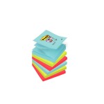 3M Post-it Z-Notes Miami Super Sticky, 6 Blocks à 90 Blatt, 76 mm x 76 mm