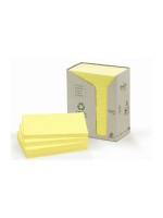 3M Post-it Green Notes Turm yellow, 16 Blöcke à 100 Blatt, 127 x 76 mm