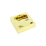 Post-it Fiche de bloc-notes Post-it 10 cm x 10 cm, jaune