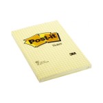 Post-it Fiche de bloc-notes Post-it 10,2 cm x 15,2 cm, jaune