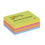 Post-it Fiche de bloc-notes Post-it super collant 20.3 cm x 15.3 cm, 6 blocs