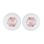 3M Filtre de rechange 2135 P3 pour série 6000 & 7000, 1 paire