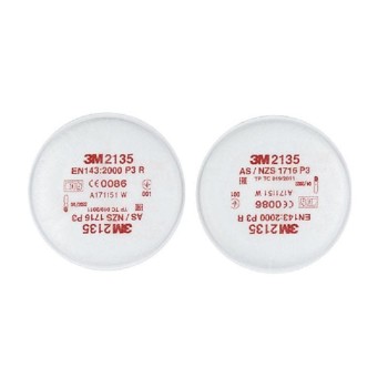 3M Filtre de rechange 2135 P3 pour série 6000 & 7000, 1 paire
