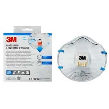 Cool Flow Partikelmaske 8822, with Ventil, 5er-Packung