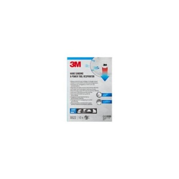 3M Masque de protection respiratoire 8822 Masques FFP2 avec valve d'expiration, lot de 10 3M Masque de protection respiratoire 8822 Masques FFP2 avec valve d'expiration, lot de 10