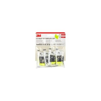 3M Gehörschutzstöpsel E-A-Rsoft FX, SNR 37 dB, yellow, 5 Paar/Pack.