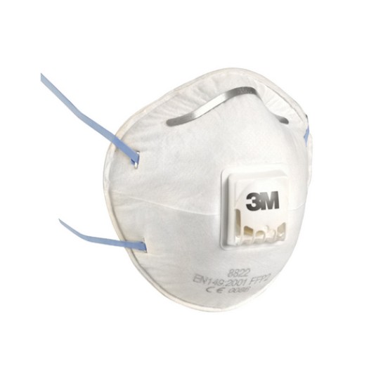 3M Masque de protection respiratoire 8822 FFP2, 10 pièces